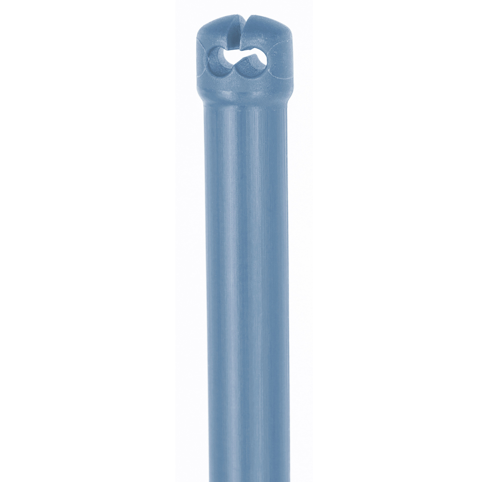 Thermoplast Fiberglaspfahl, Doppelspitze, blau