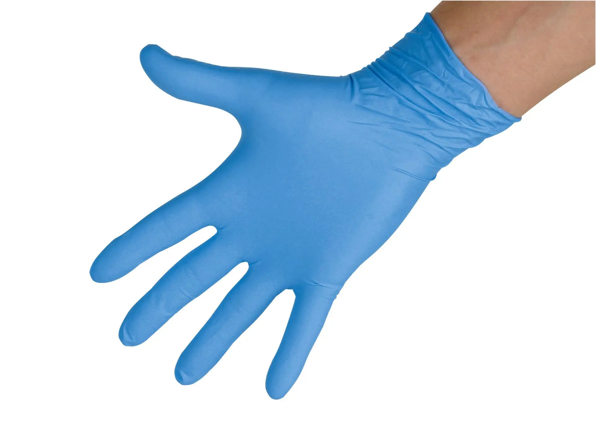 Nitril Sensitive Einmalhandschuhe blau ungepudert XL (100 Stück)