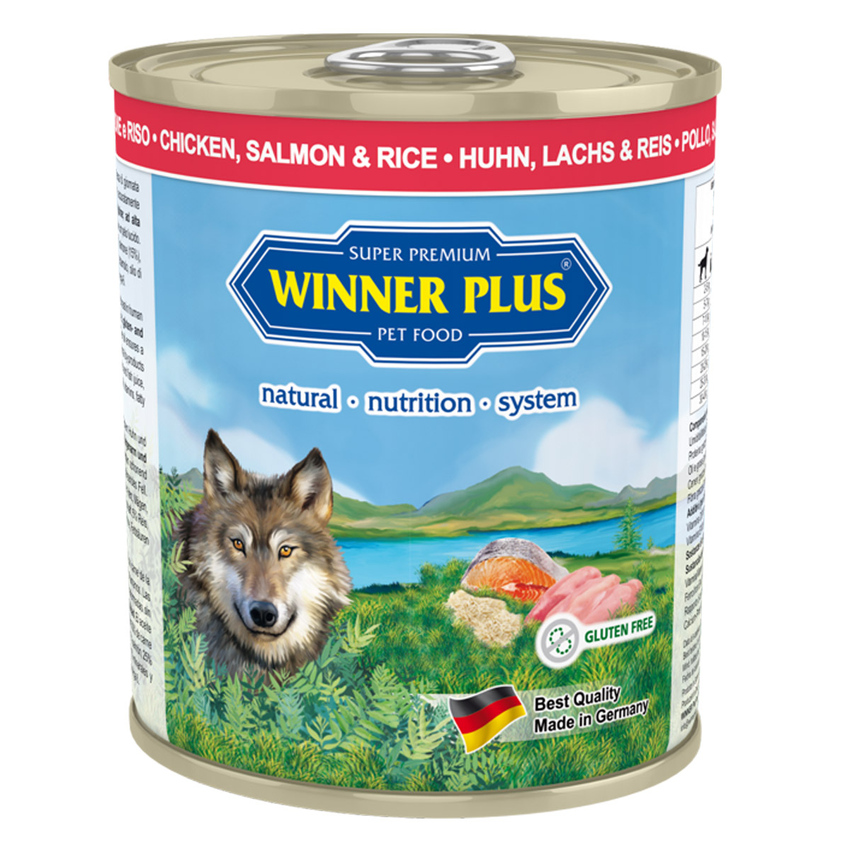 Winner Plus Huhn & Lachs mit Reis 6 x 800 g