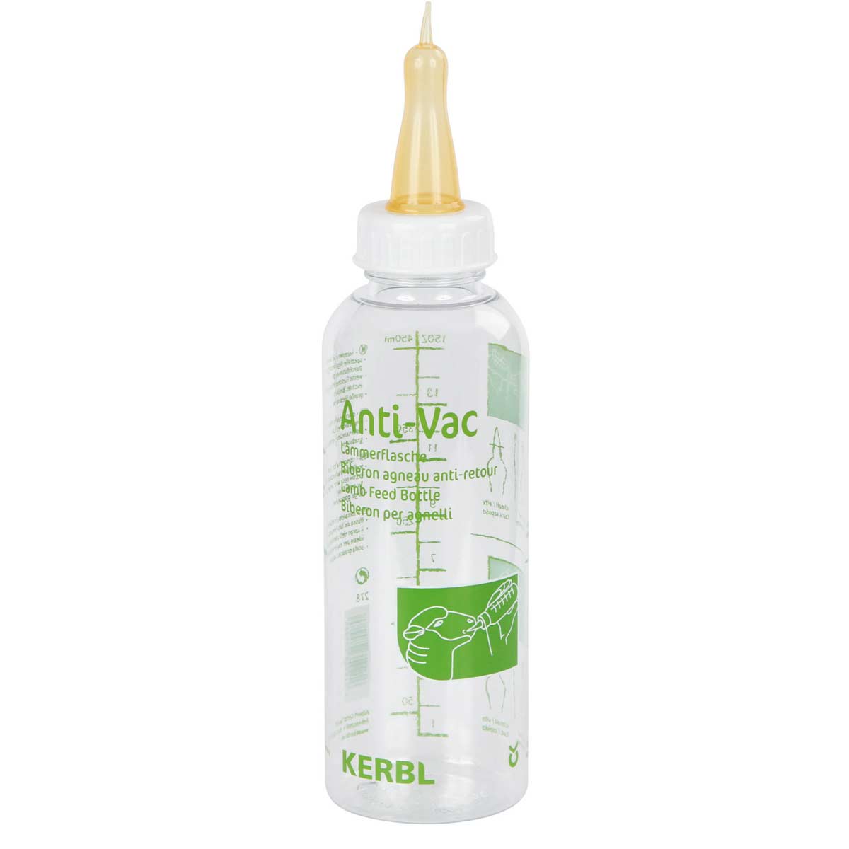 Lämmerflasche Plexiglas ANTI-VAC 500 ml
