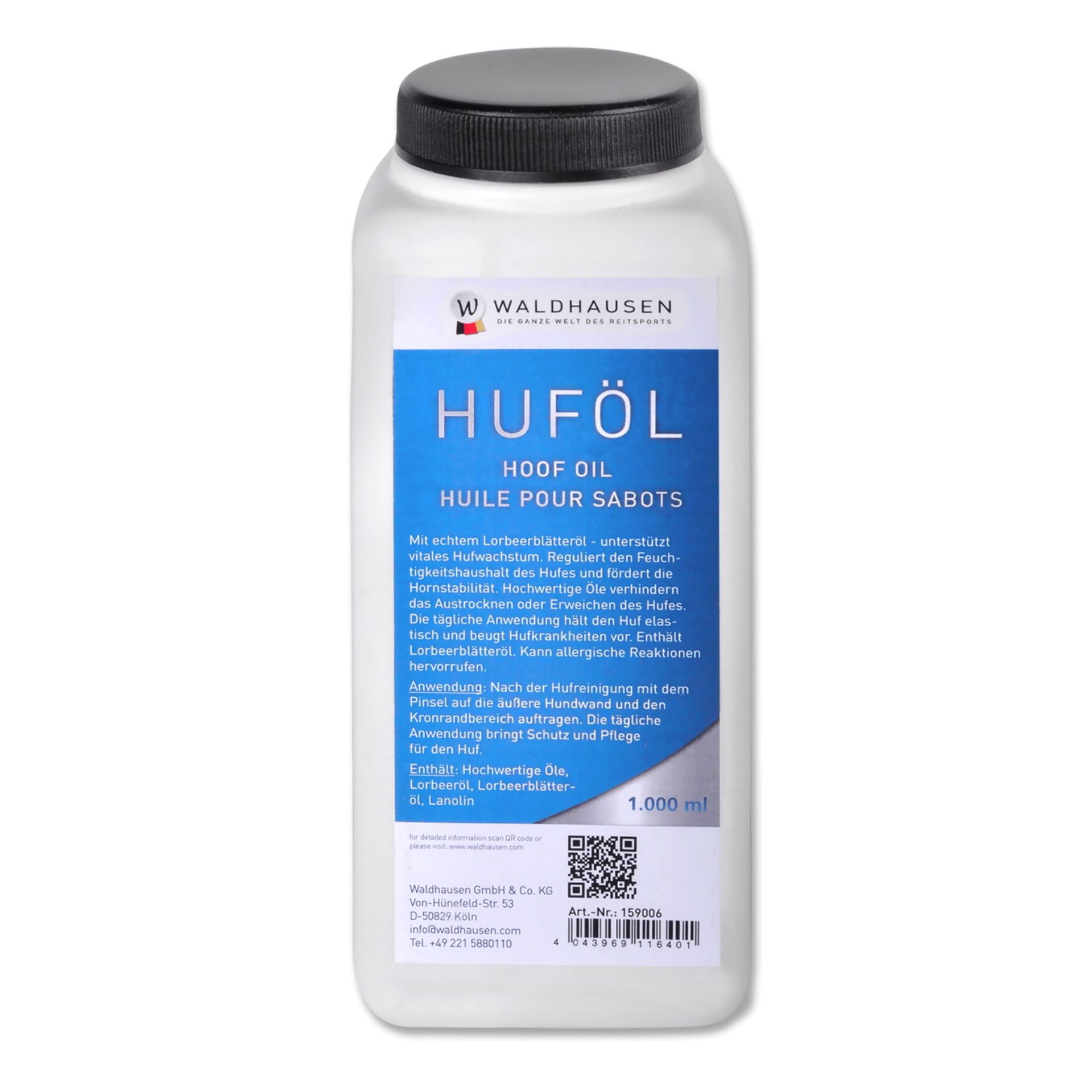 Waldhausen Huföl, grün, 1000 ml