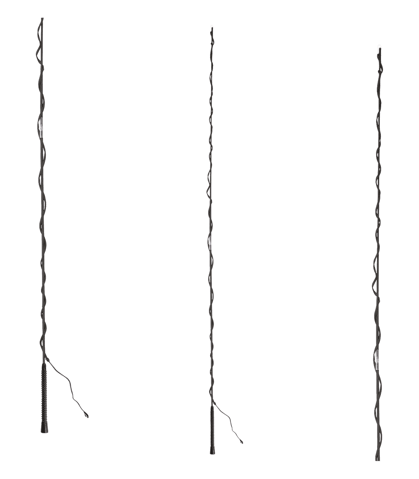 Waldhausen Longierpeitsche zerlegb.ohne Ring, schwarz, 180 cm