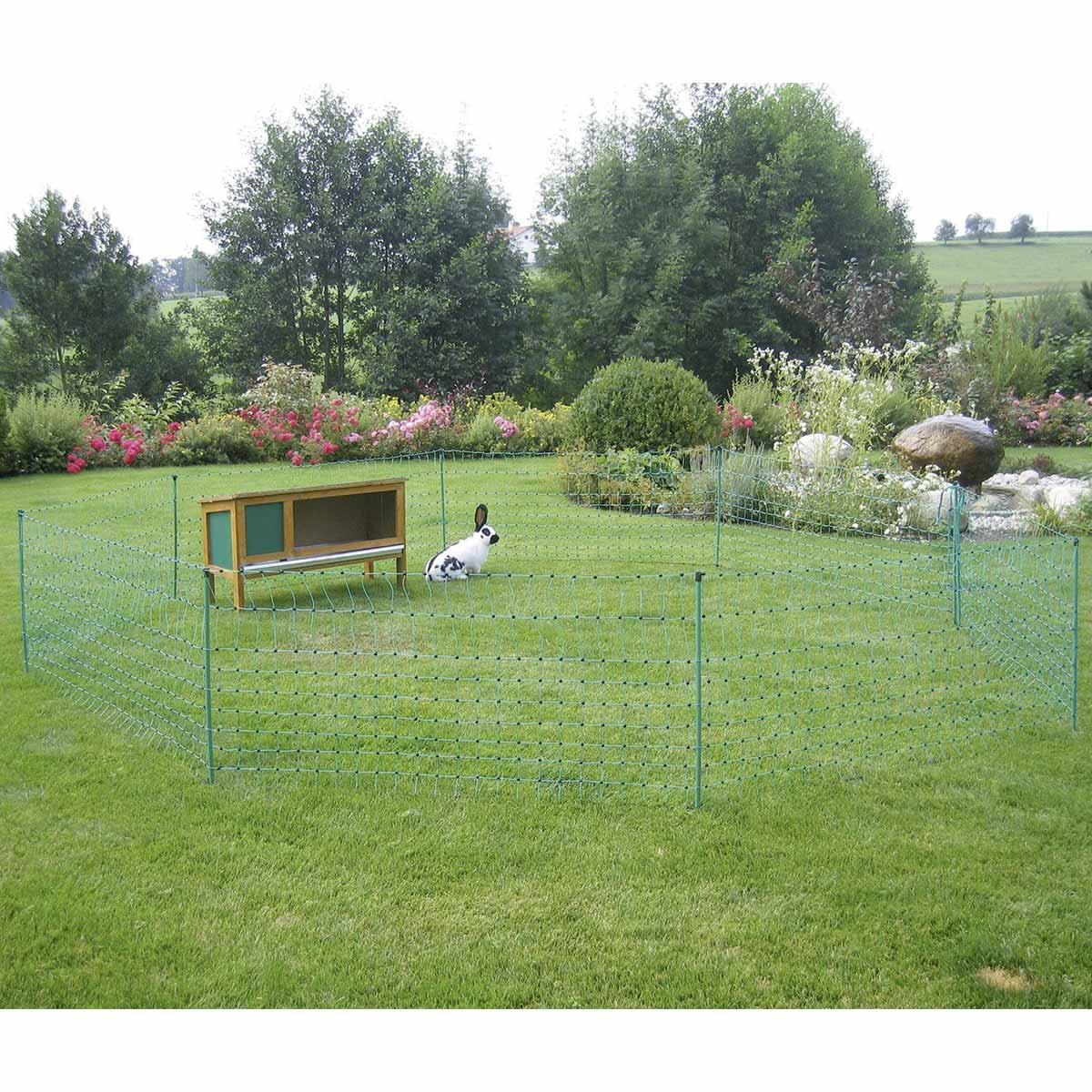 Kaninchennetz, Einzelspitze, grün 12 m x 65 cm
