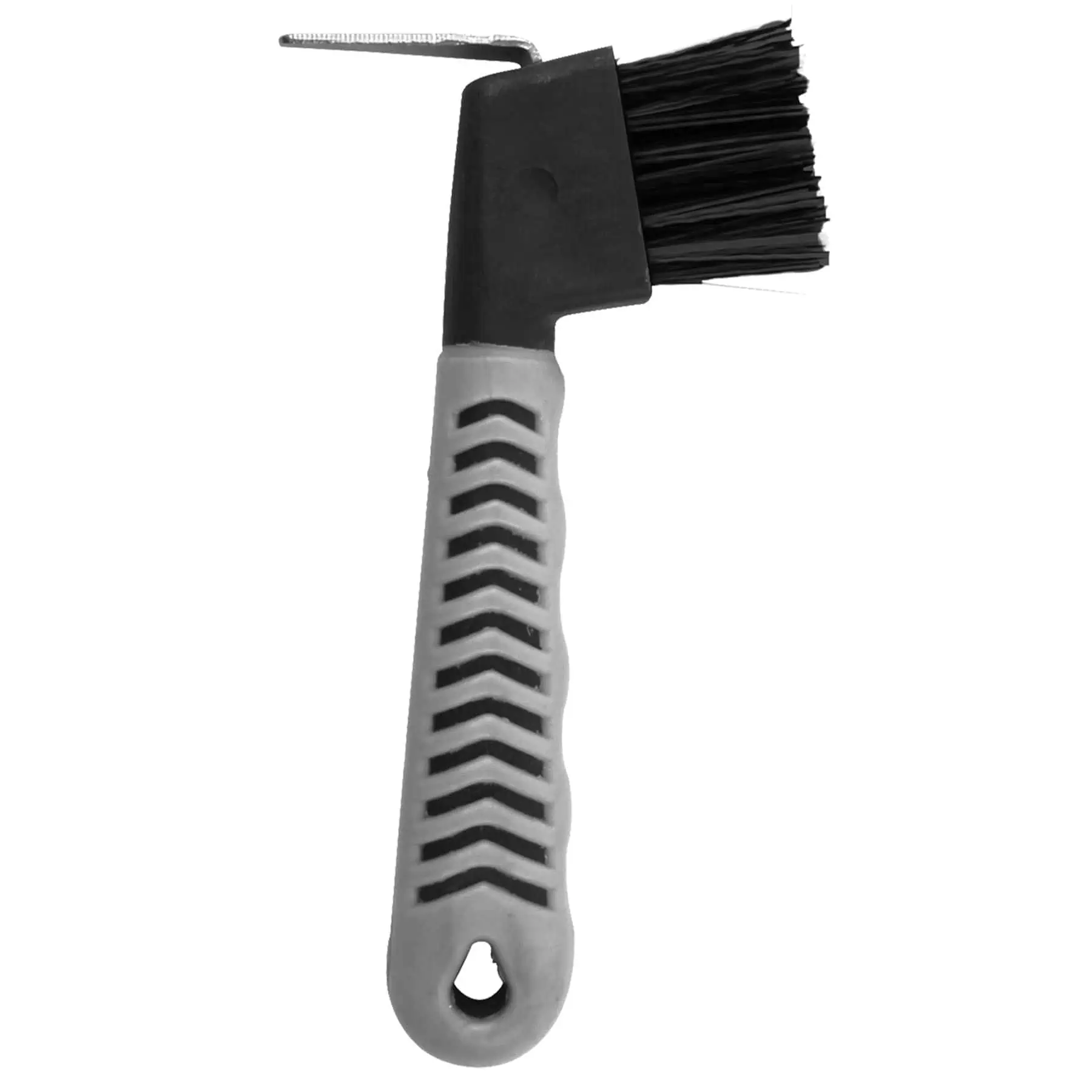 Waldhausen Grippy Hoof-Pick-Brush, schwarz/grau