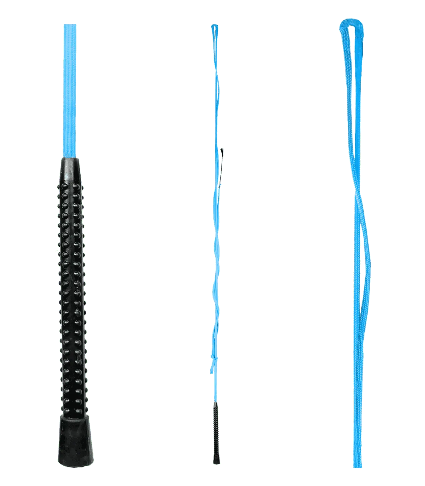Waldhausen Longierpeitsche einteilig ohne Ring, azurblau, 180 cm