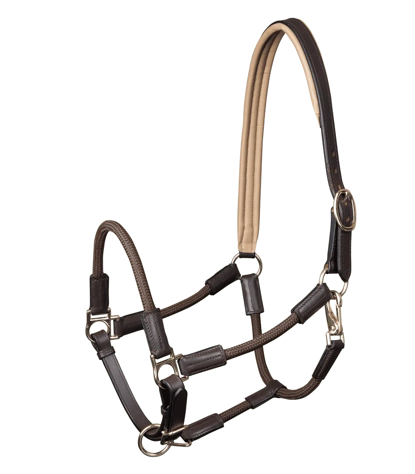Waldhausen Lederhalfter X-Line Nevada, braun/gold, COB