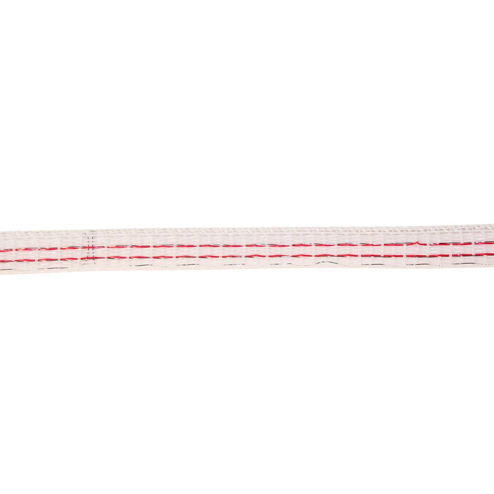 Weidezaunband ClassicMix 200m, 10mm, Z-Webbing, weiß-rot