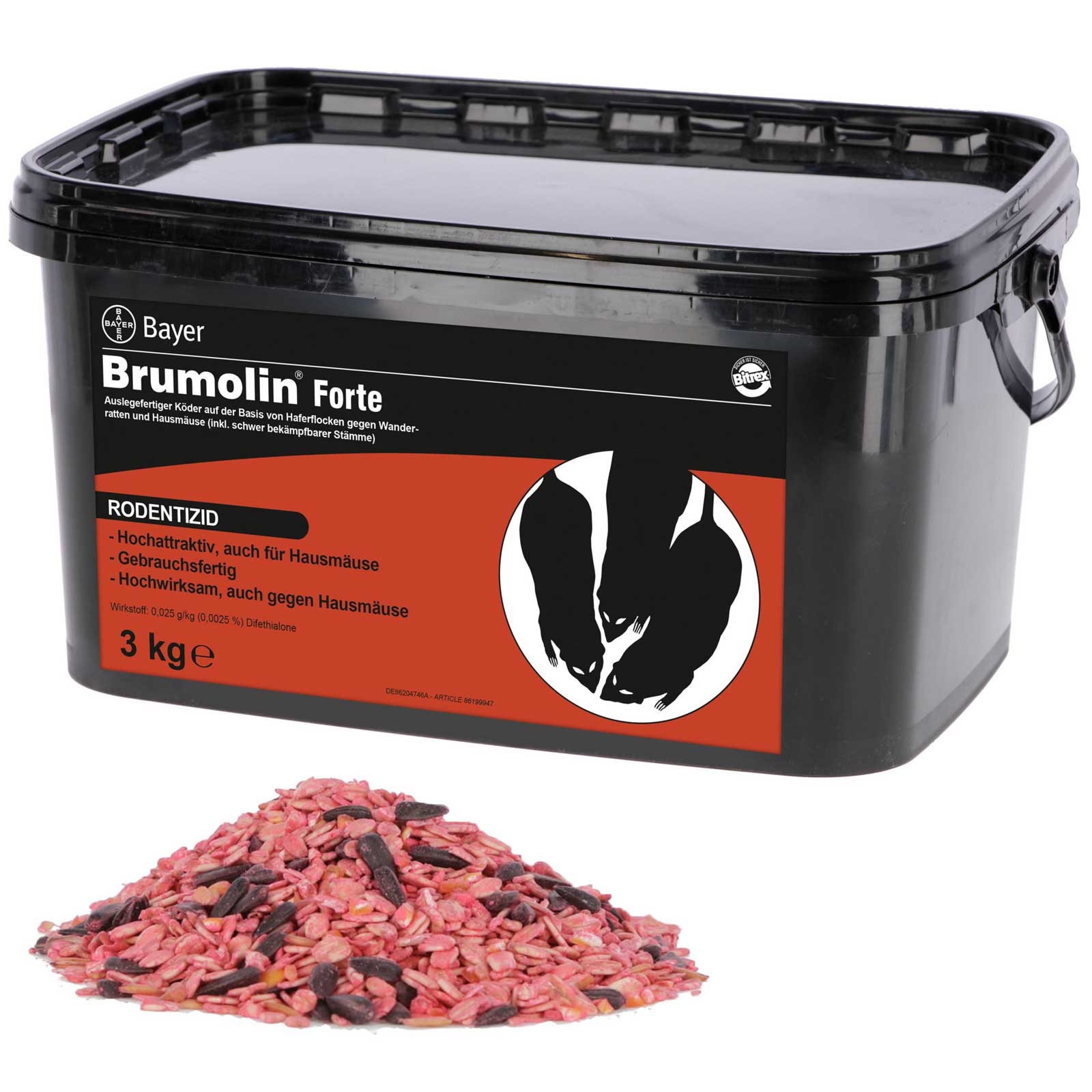 Brumolin Forte Mäuseköder 3 kg