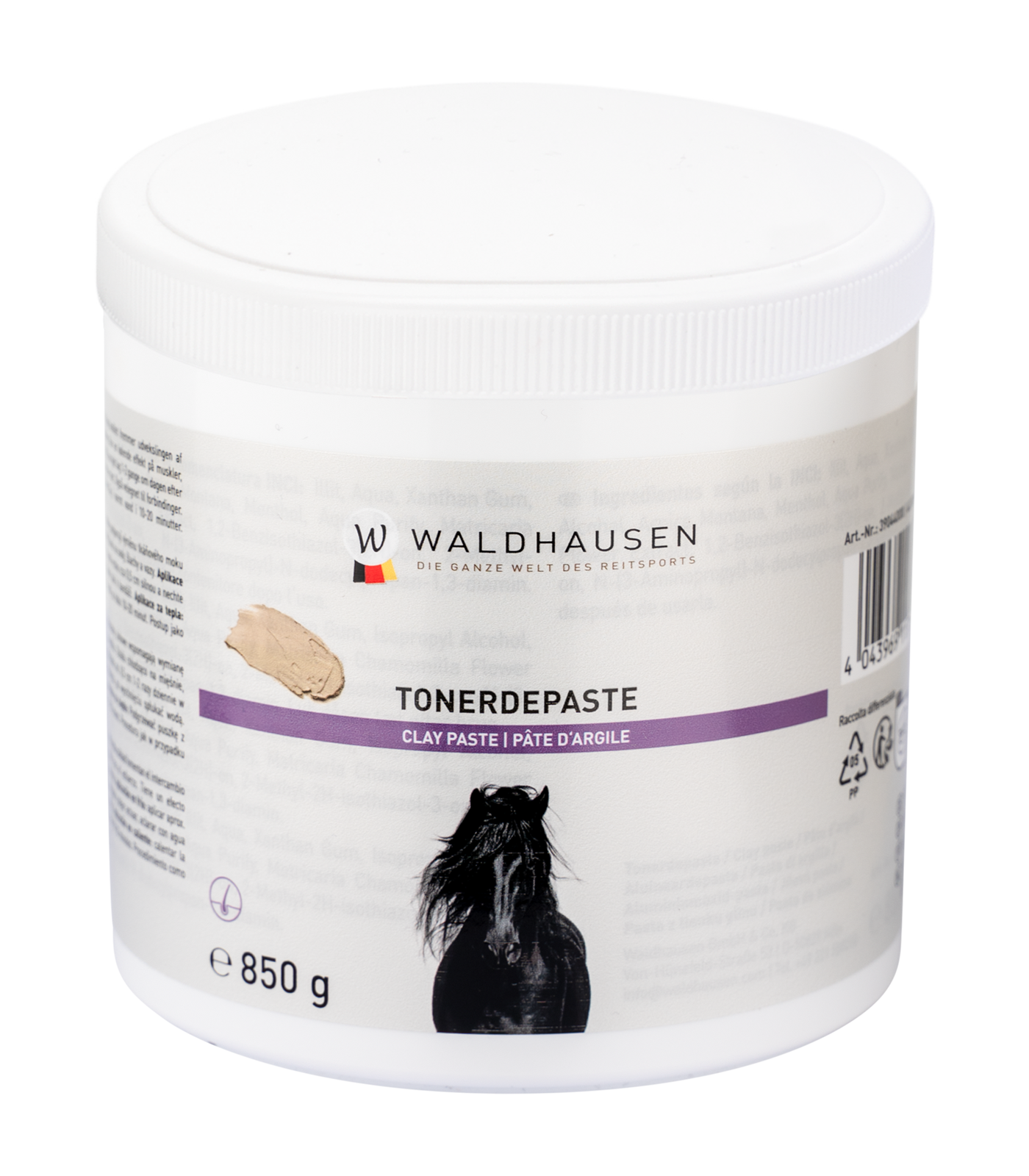 Waldhausen Tonerdepaste, grün mit Kräutern, 850 g