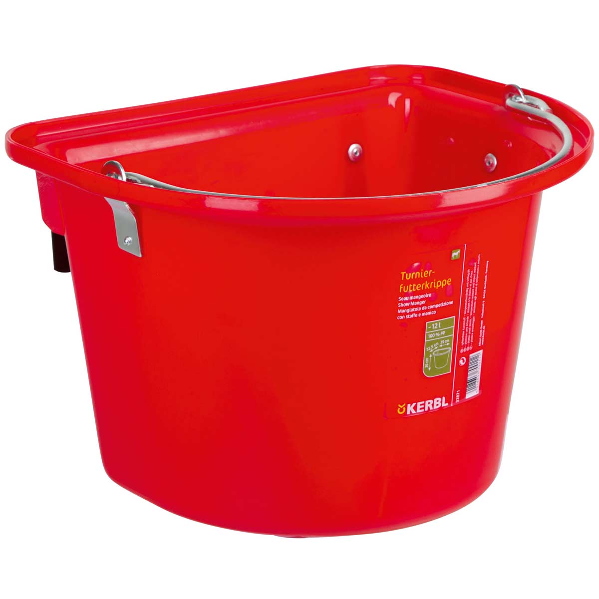 Kerbl Turnier-Futterkrippe 12 L rot