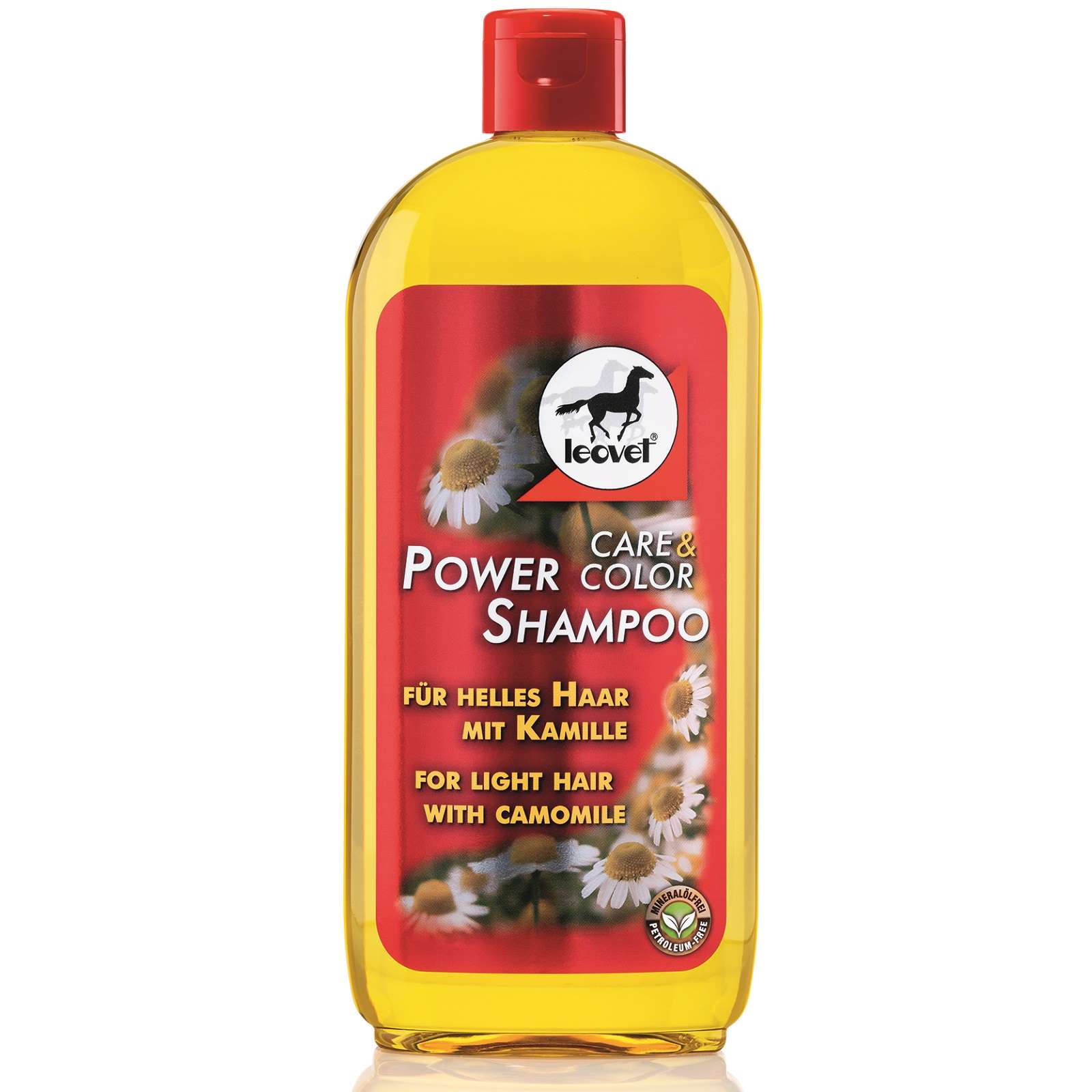 Leovet Power Pferde-Shampoo mit Kamille für helle Pferde 500 ml