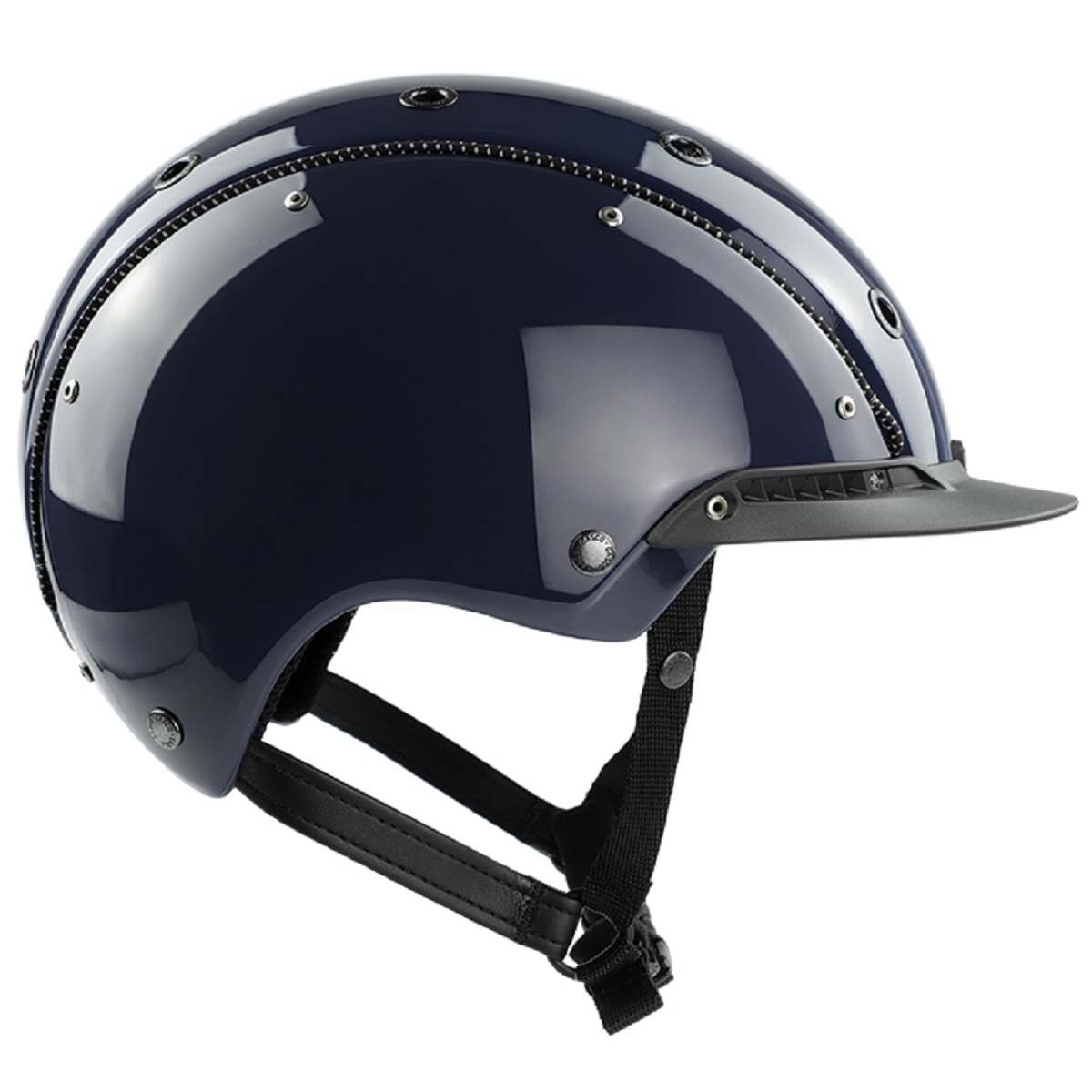 Casco Reithelm Champ 3 Plus marine glanz metallic L