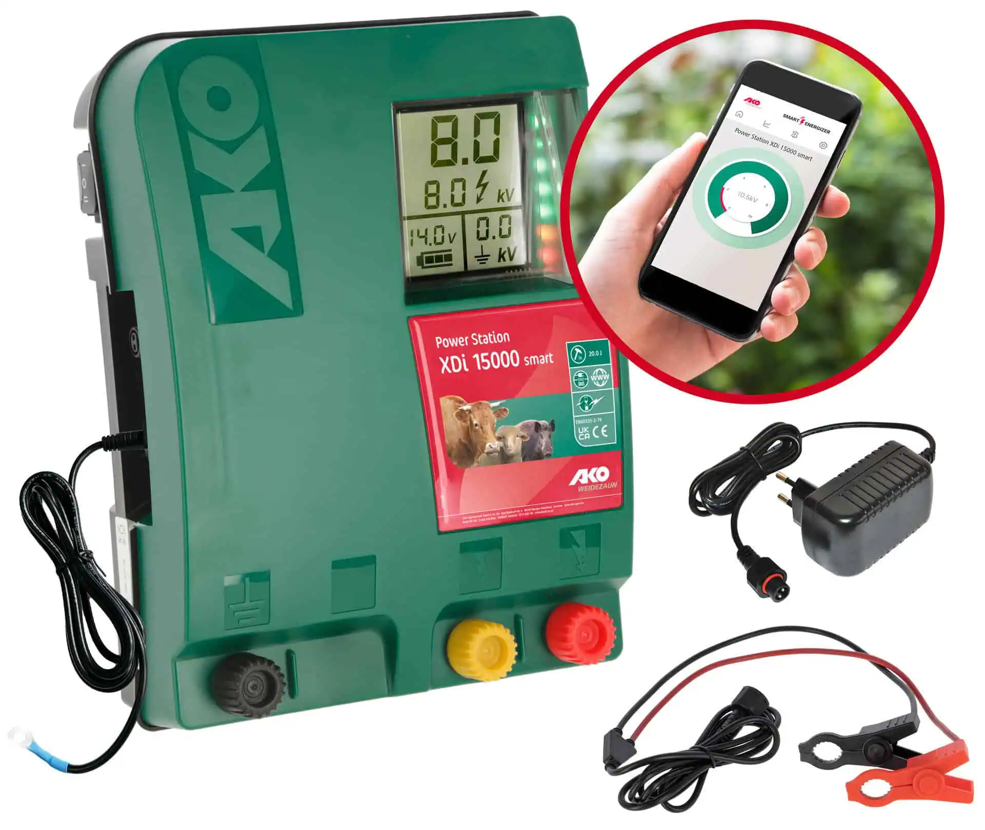 AKO Power Station XDI 15000 Smart 12V Weidezaungerät