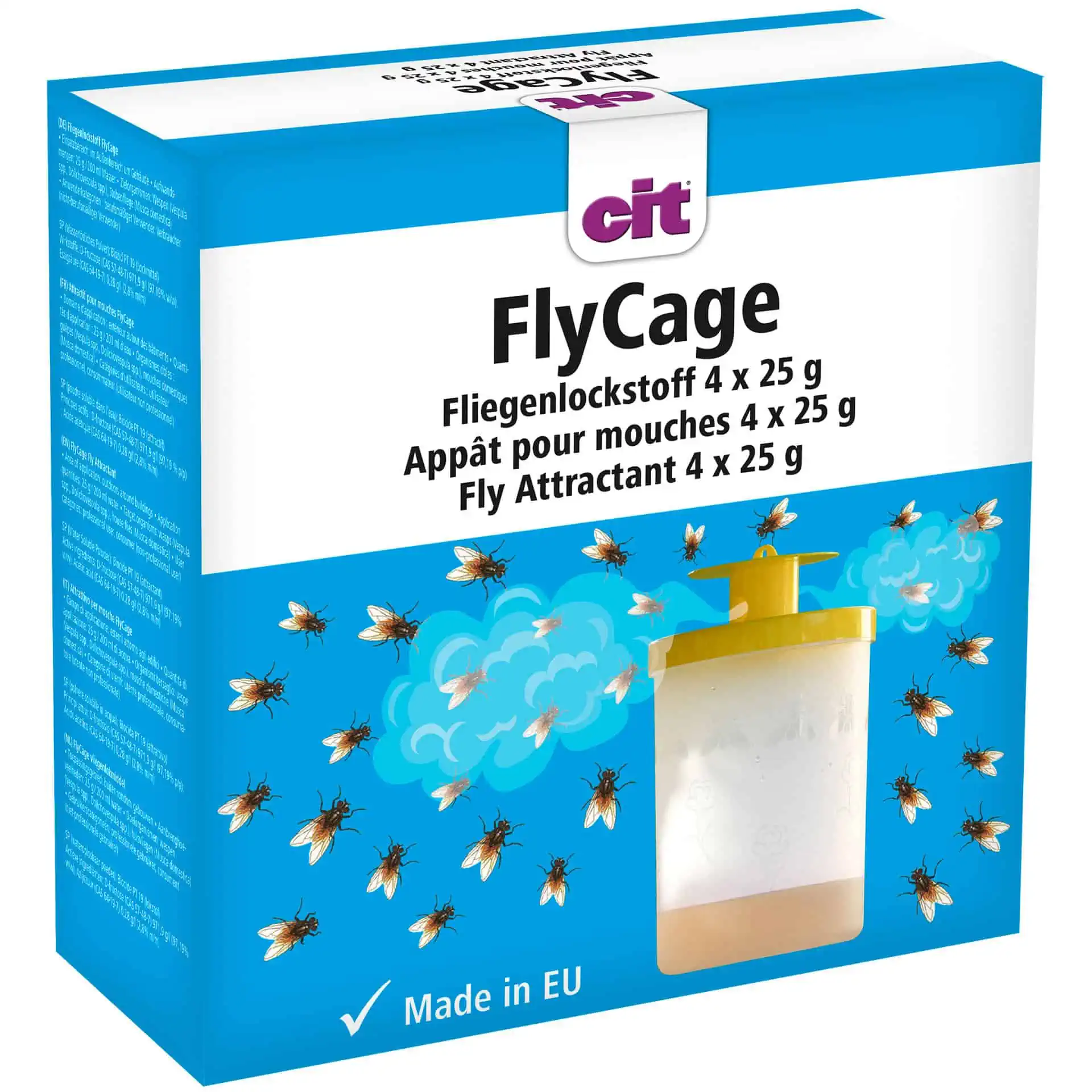 CIT Fliegenlockmittel FlyCage 25 g (4 Stück)