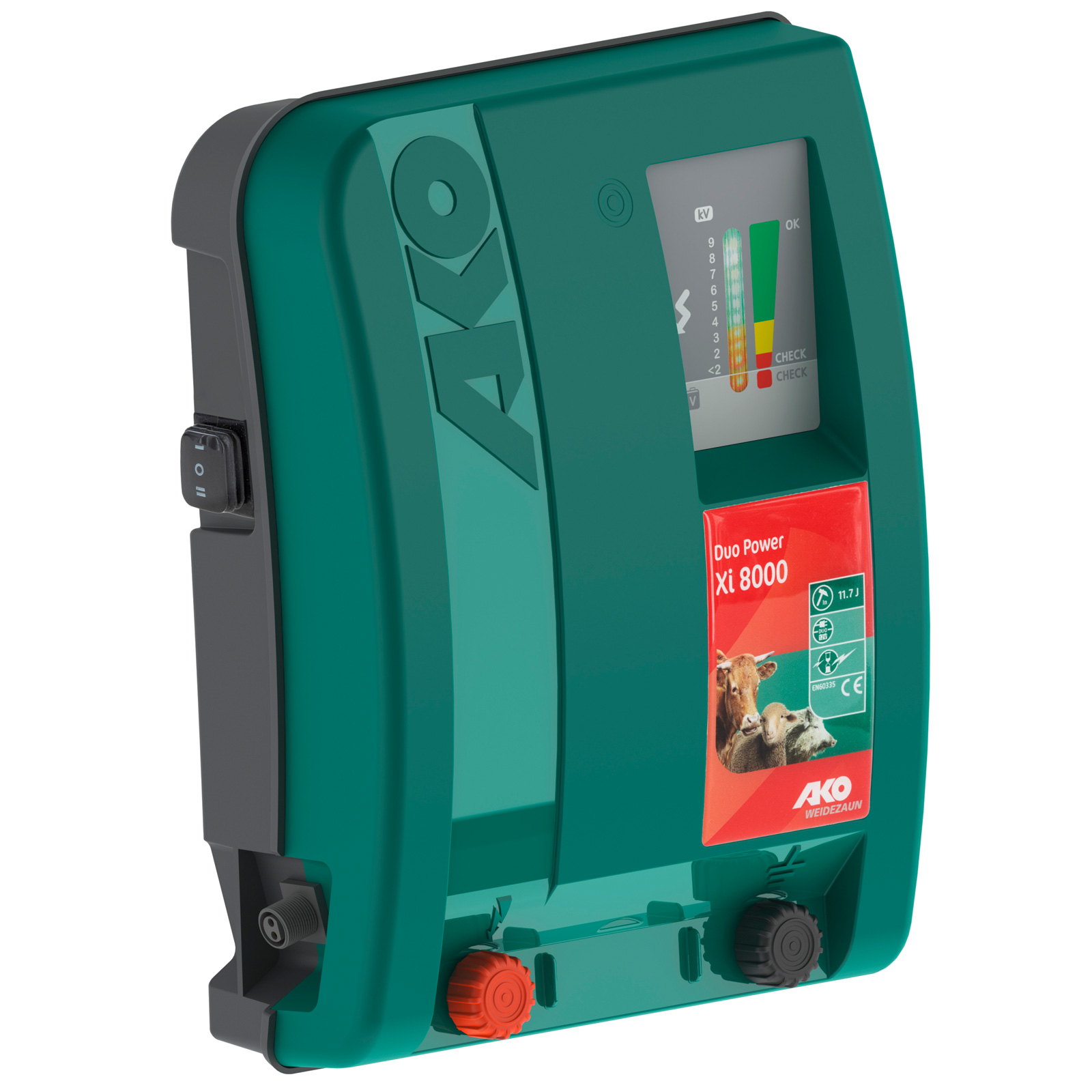 Ako Duo Power Xi 8000 Weidezaungerät 12V / 230V, 11,7 Joule Ako Duo Power Xi 8000 Weidezaungerät 12V / 230V, 11,7 Joule