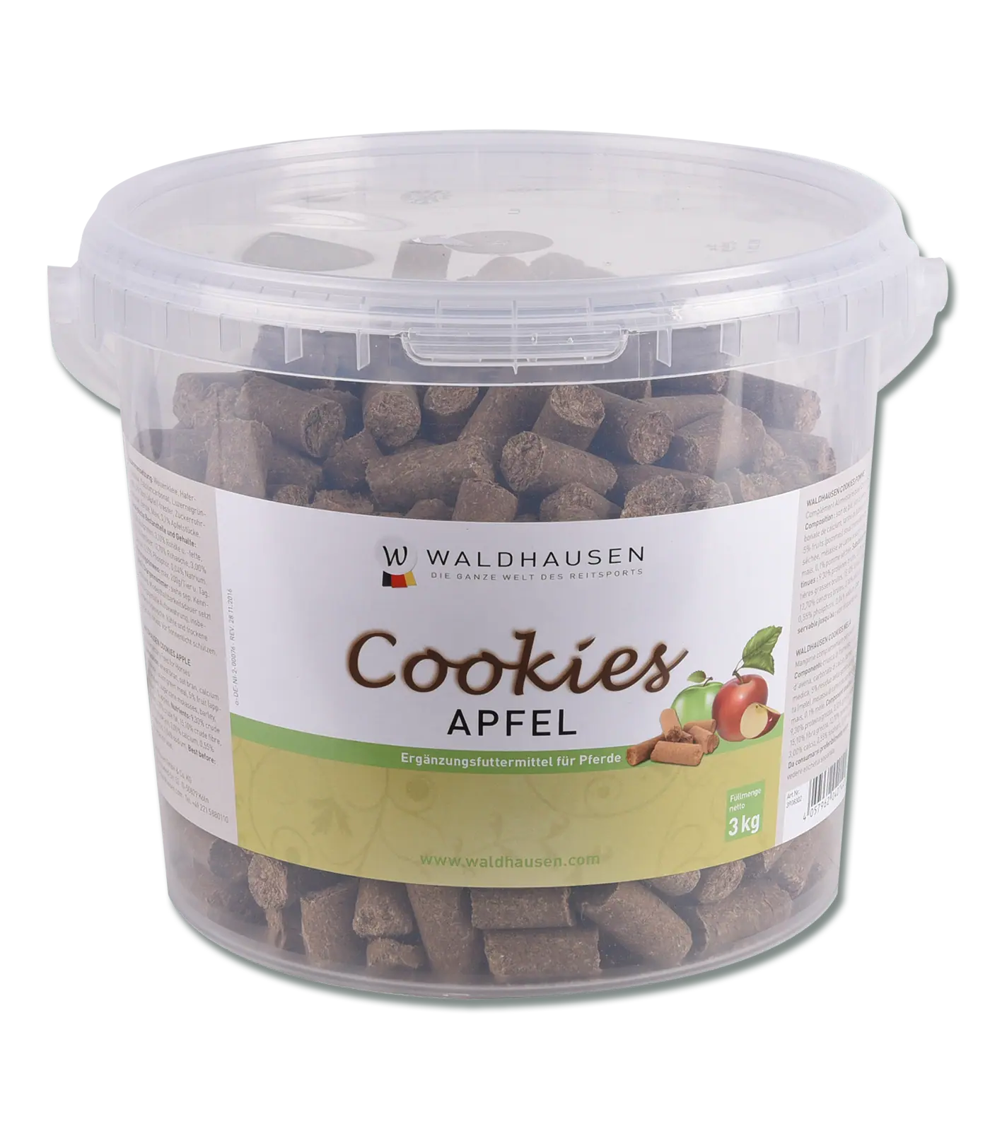 Waldhausen Cookies Apfel, 3 kg, Eimer