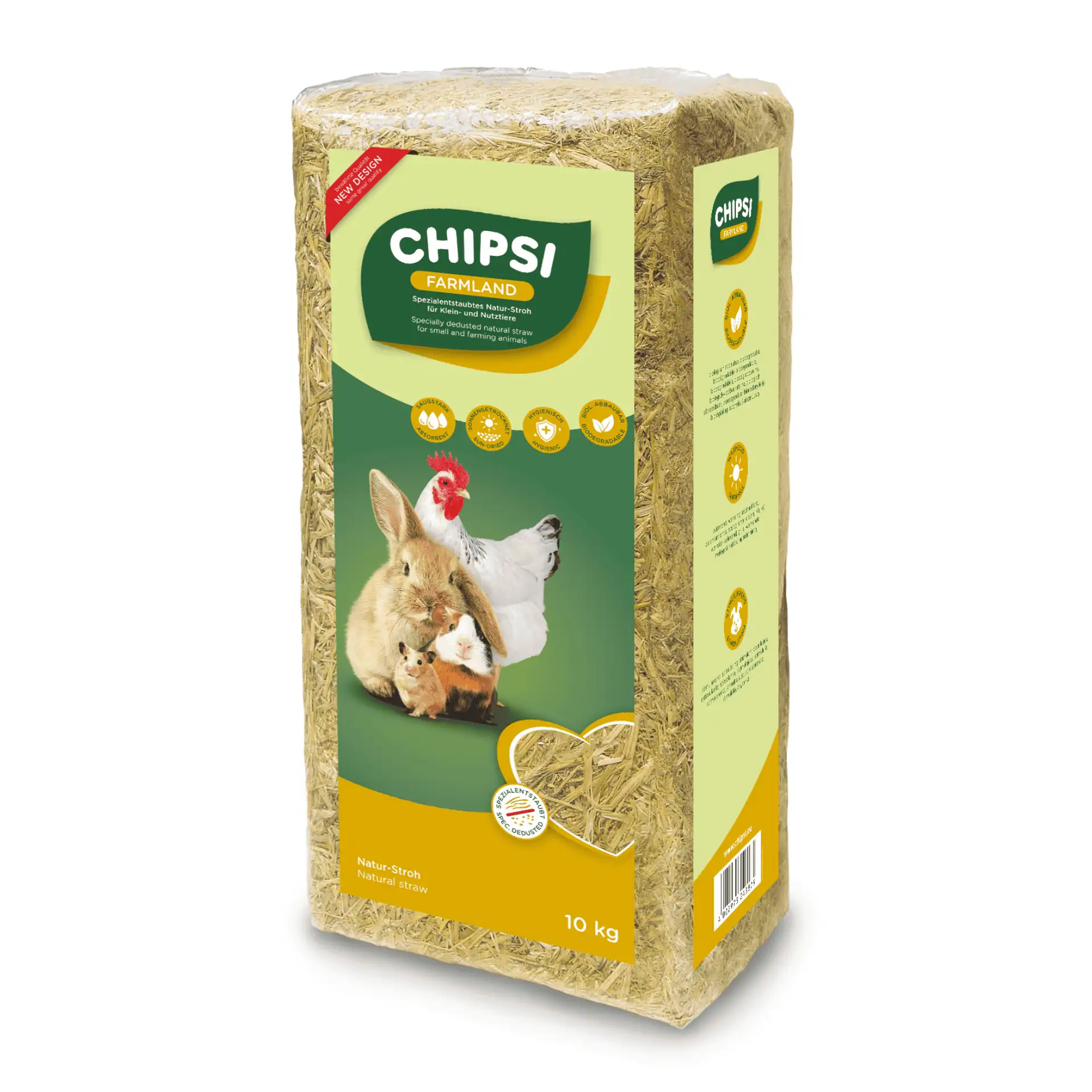 CHIPSI Farmland Naturstroh 10 kg