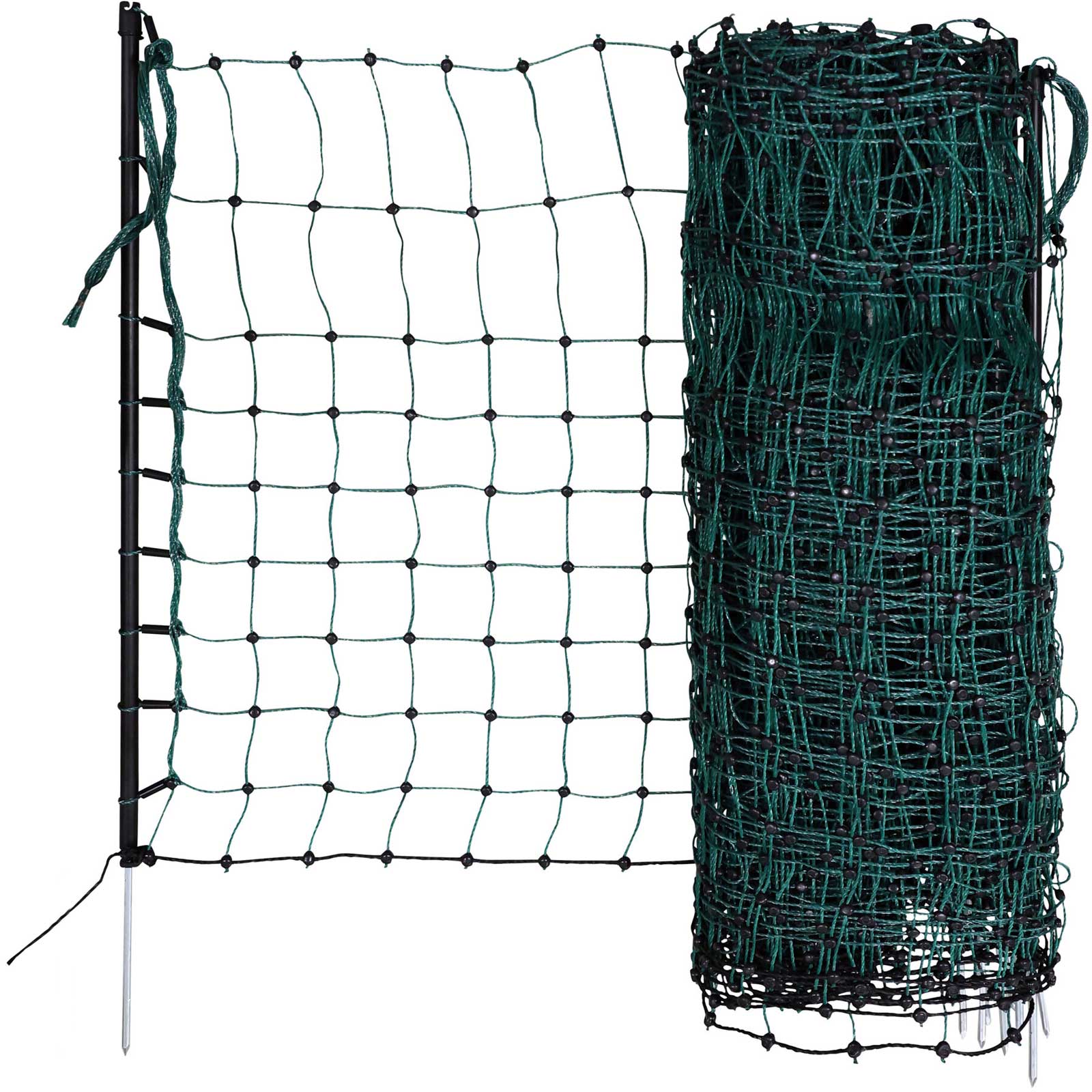Kaninchennetz, Einzelspitze, grün 12 m x 65 cm