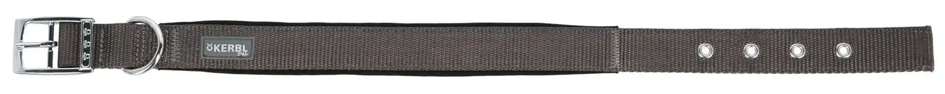 MIAMI PLUS Nylonhalsband grau 33-39cm/20mm