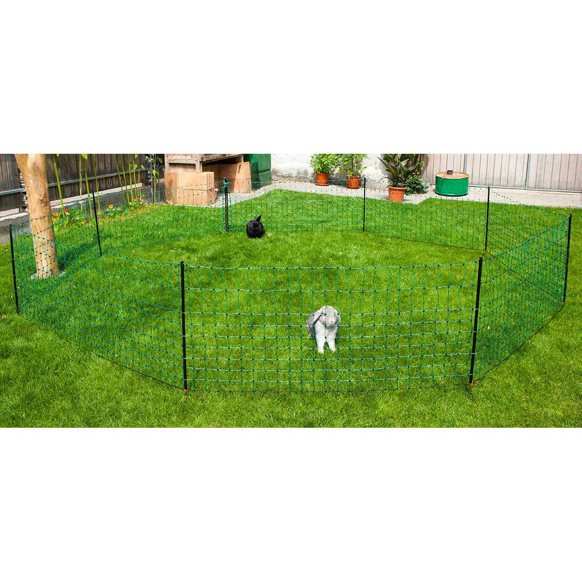Kaninchennetz, Doppelspitze, grün 50 m x 65 cm