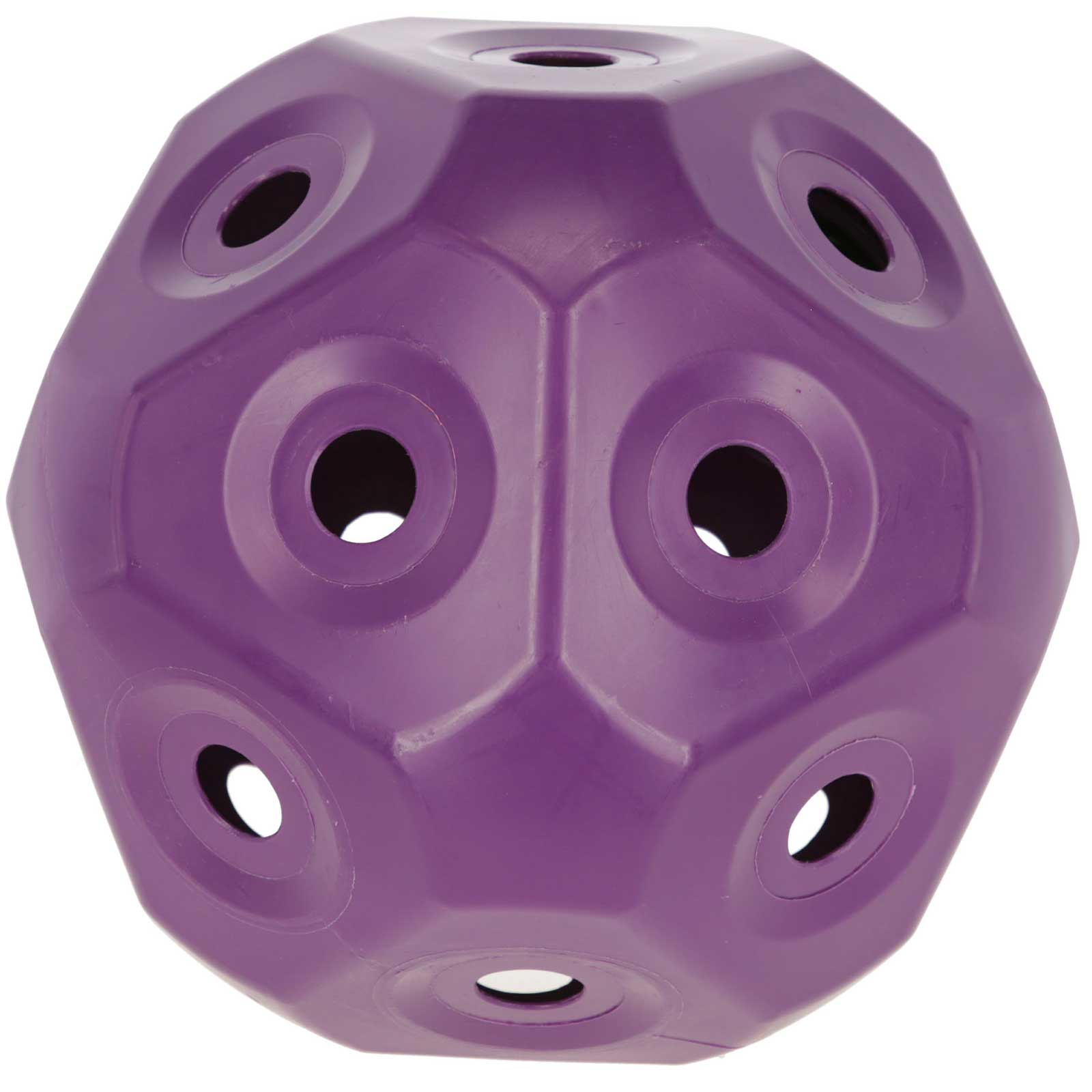 Futterspielball für Pferde & Kälber lila