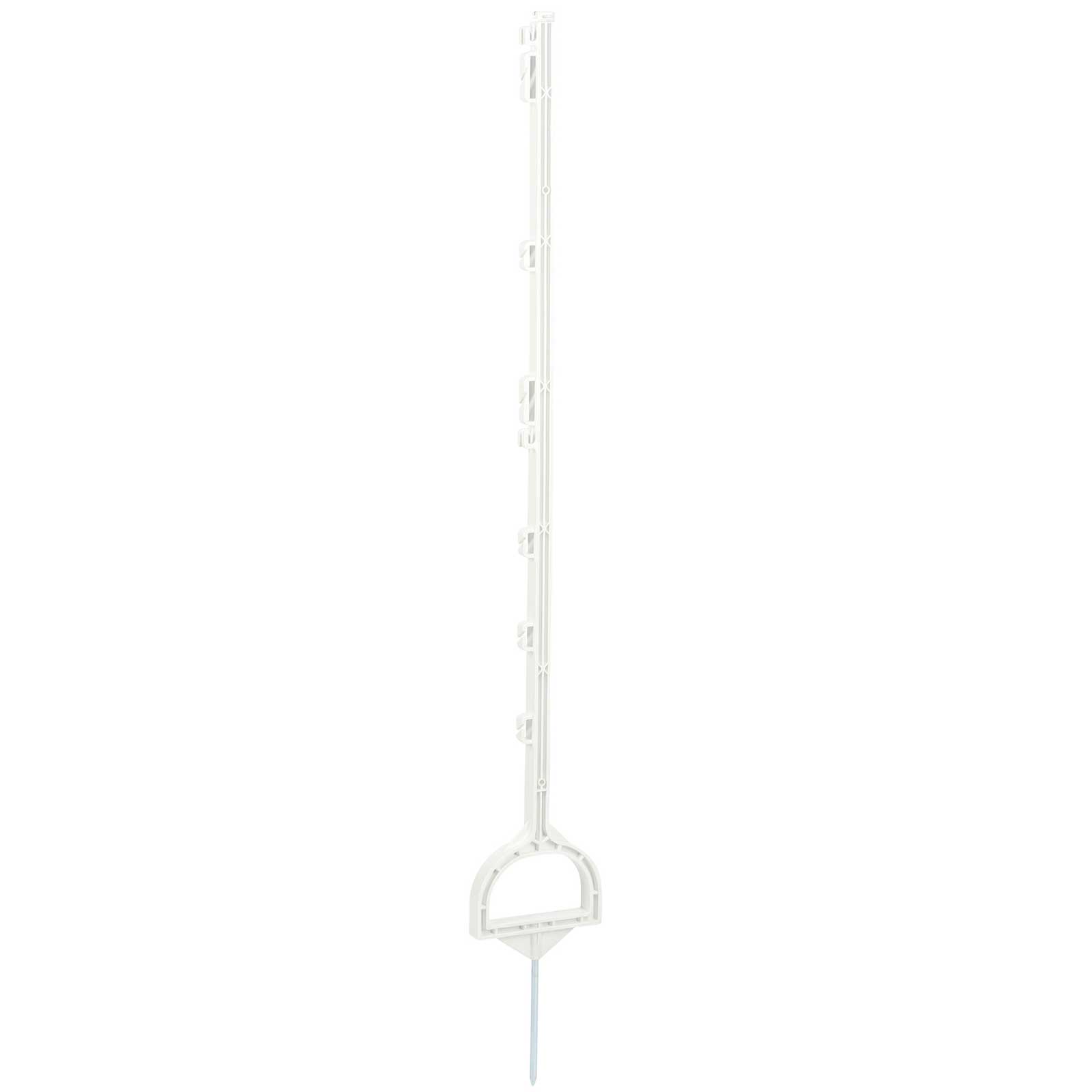 Steigbügelpfahl 114,5 cm, weiß (5er Pack)