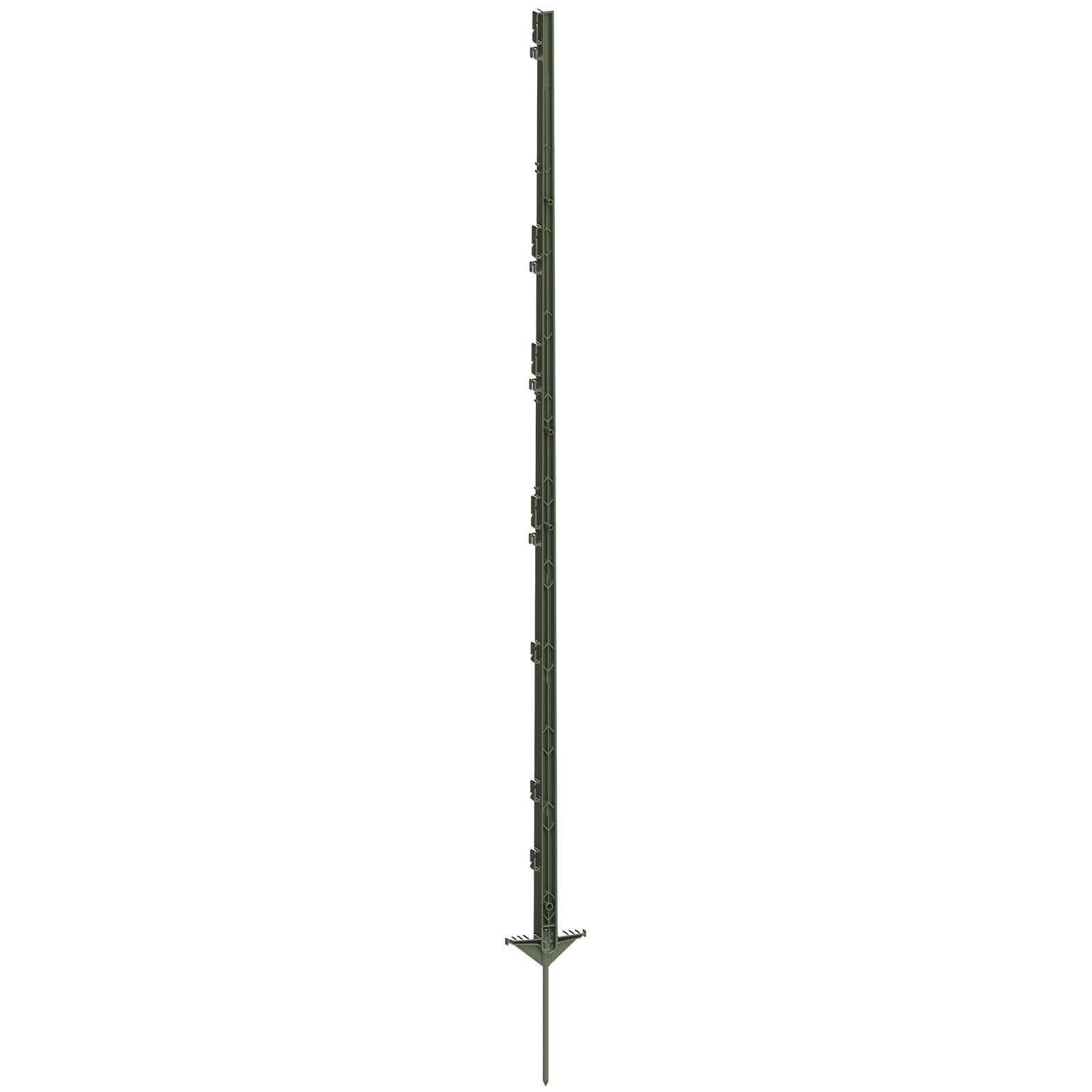 Kunststoffpfahl Expert 156 cm, Doppeltritt, grün (5er Pack)