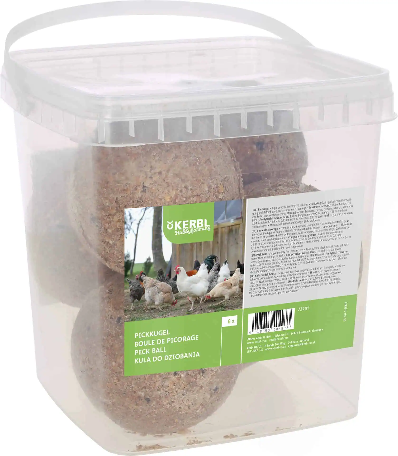 Pickkugel für Hühner (6 Stück)
