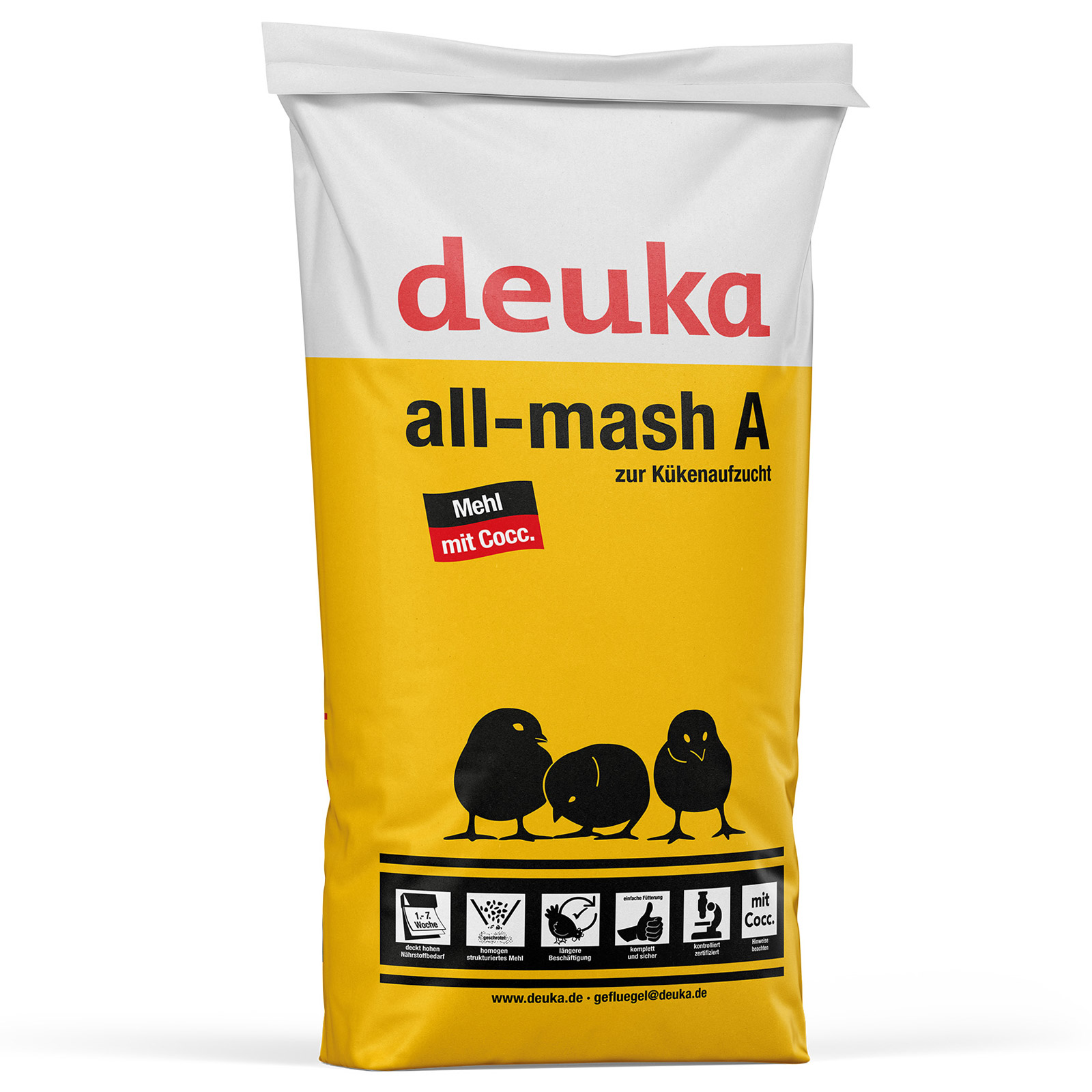 Deuka All-Mash A Mehl mit COCC Kükenfutter 25 kg