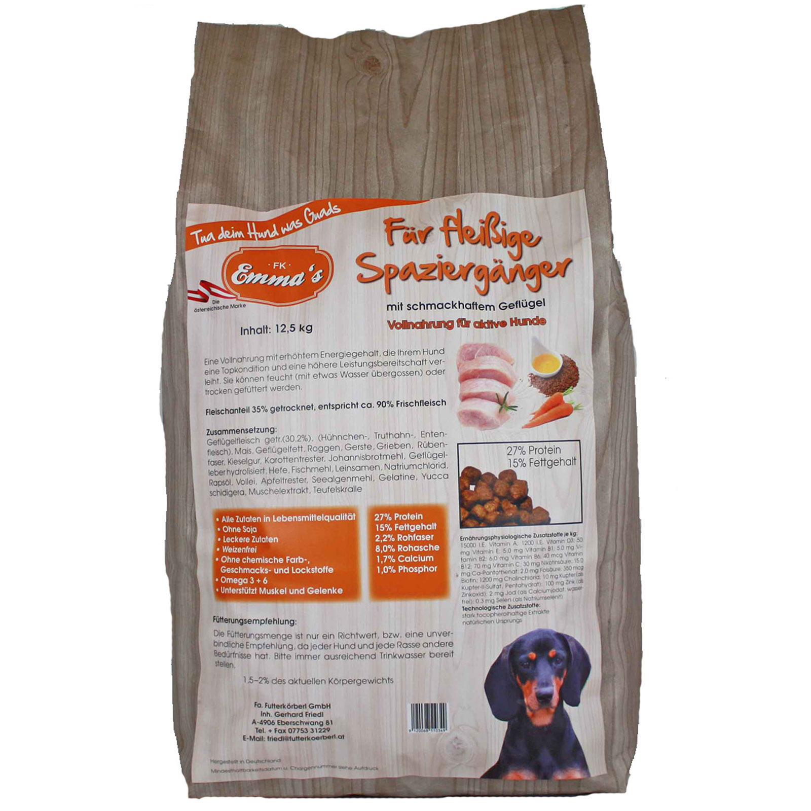 Emmas Hundefutter Spaziergänger 12,5 kg