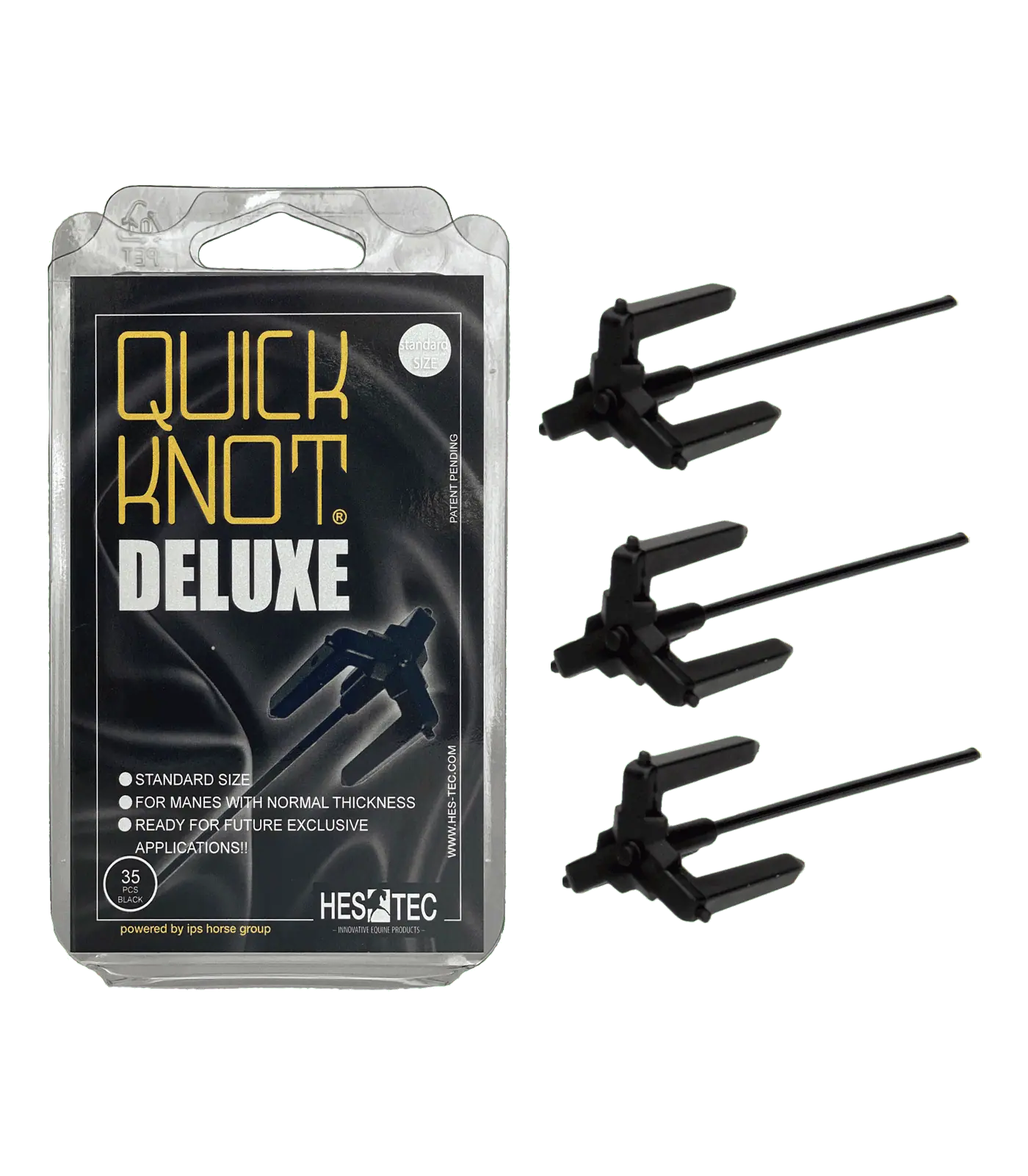 Hes-tec Quick Knot Deluxe, Standard, schwarz