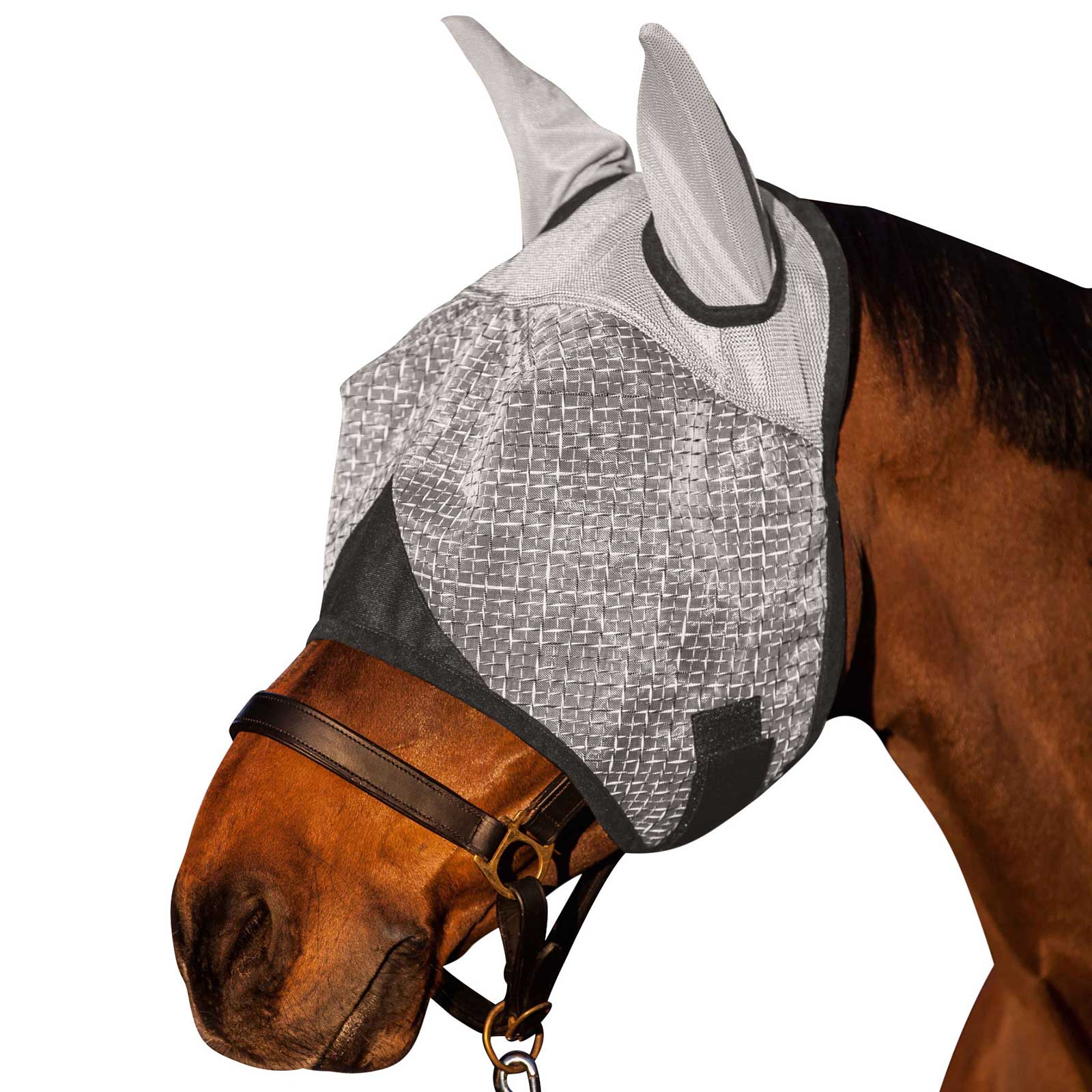 Fliegenmaske mit Ohren- und UV-Schutz Pony