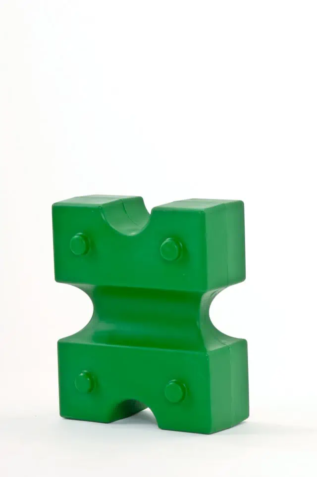 Cavaletti-Block Knuffi stapelbar grün