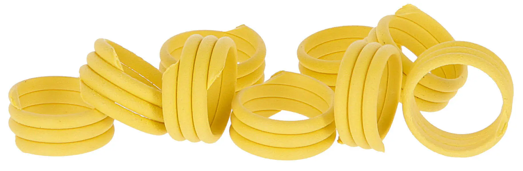 Spiralring, 16 mm, gelb, KunstStück zu 20 Stück im Pack