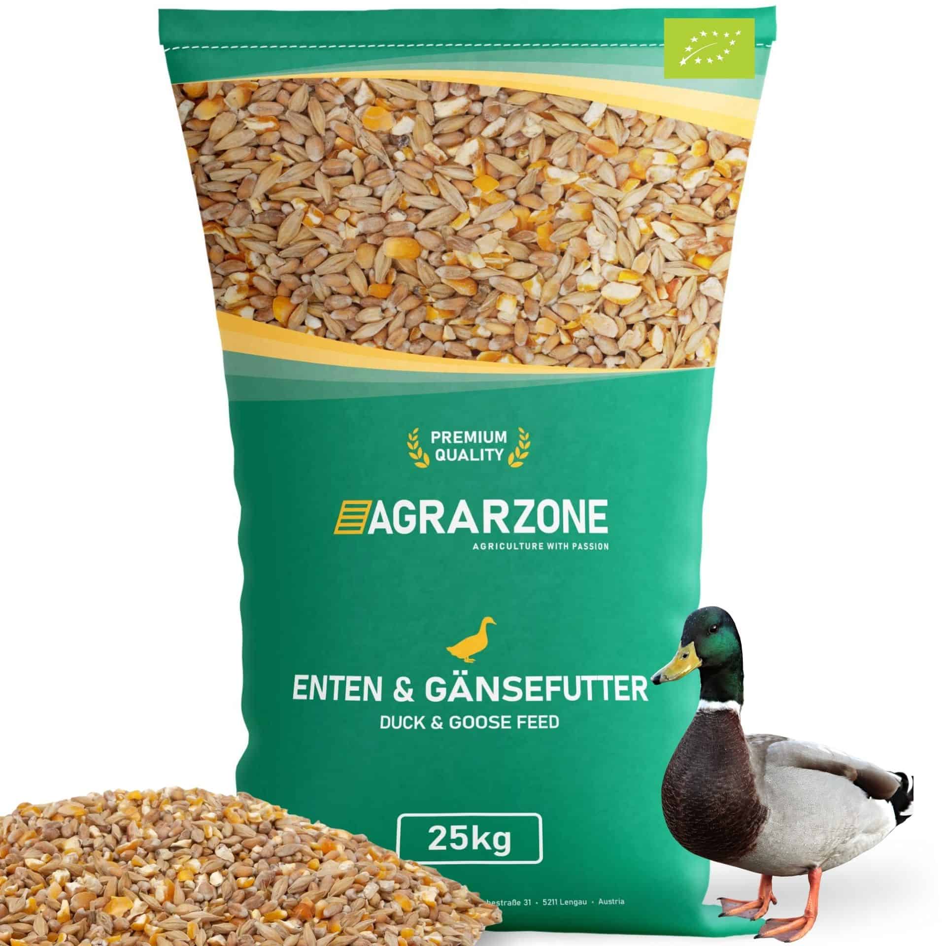 Agrarzone Bio Entenfutter & Gänsefutter Körner 25 kg