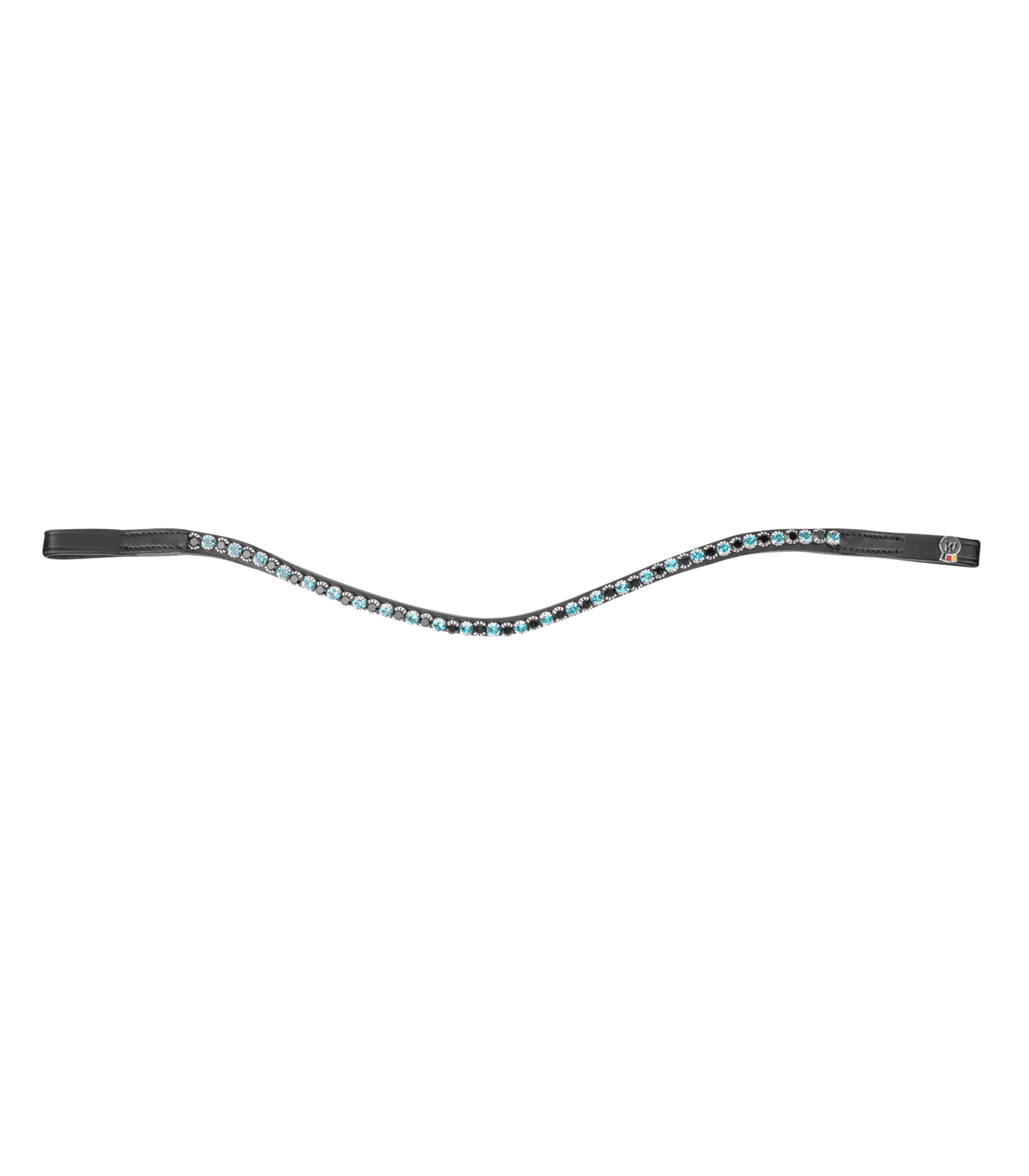Waldhausen Stirnband X-Line Glam, schwarz, petrolblau/schwarz, COB