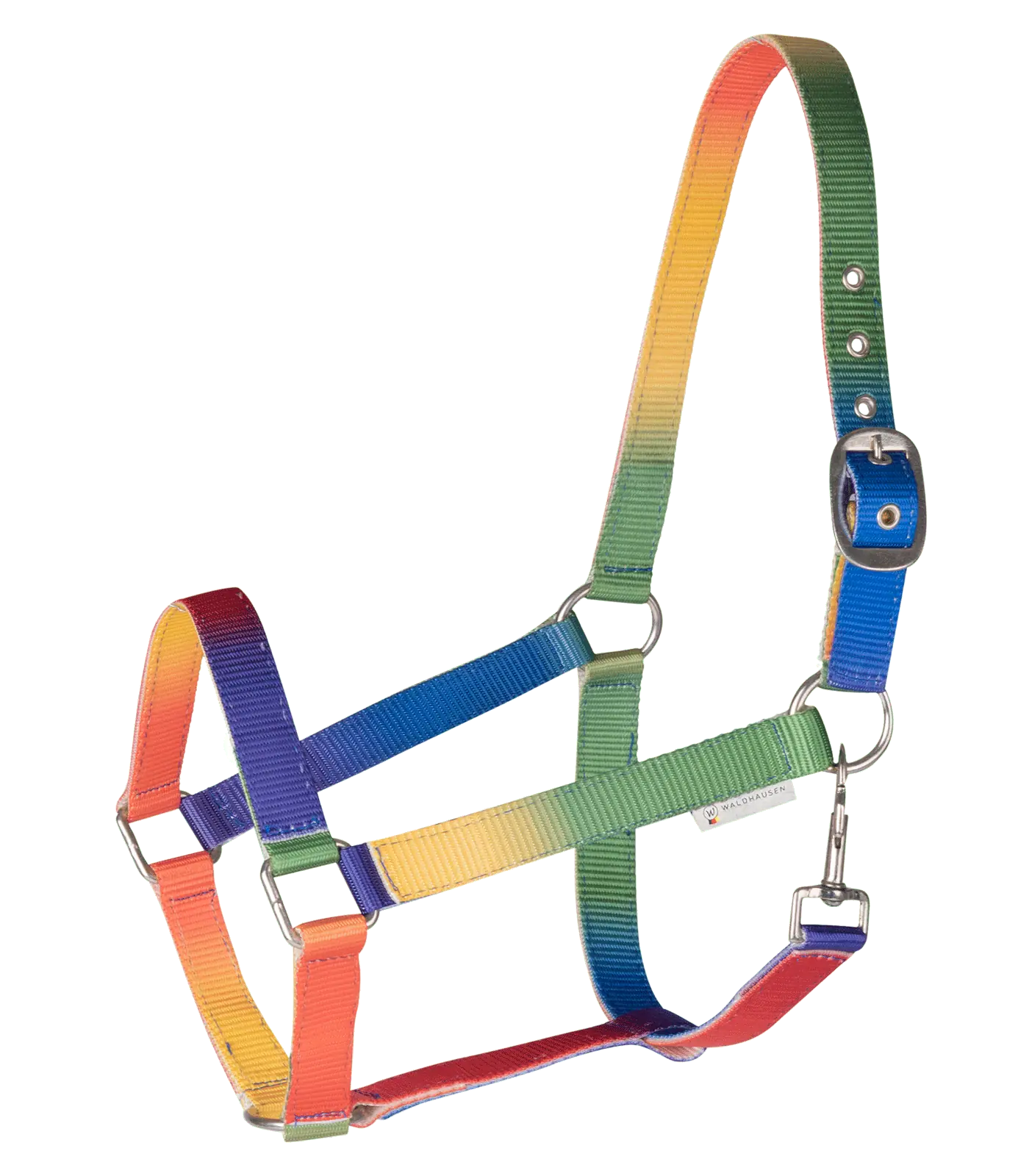 Waldhausen Halfter Regenbogen, neon multicolor, Pony